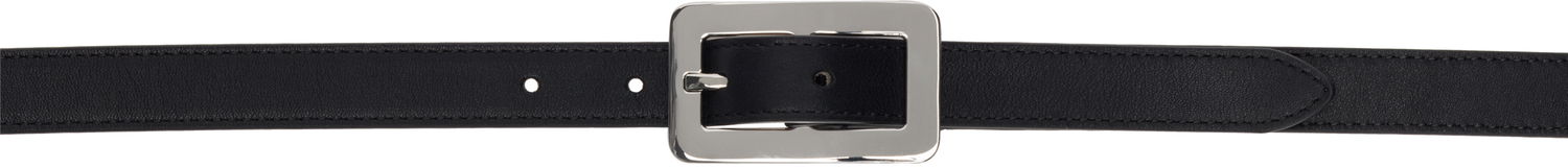 Opasok BY FAR Quadro Nappa Leather Belt Čierna | MWTST006CL013BK001PL, 0