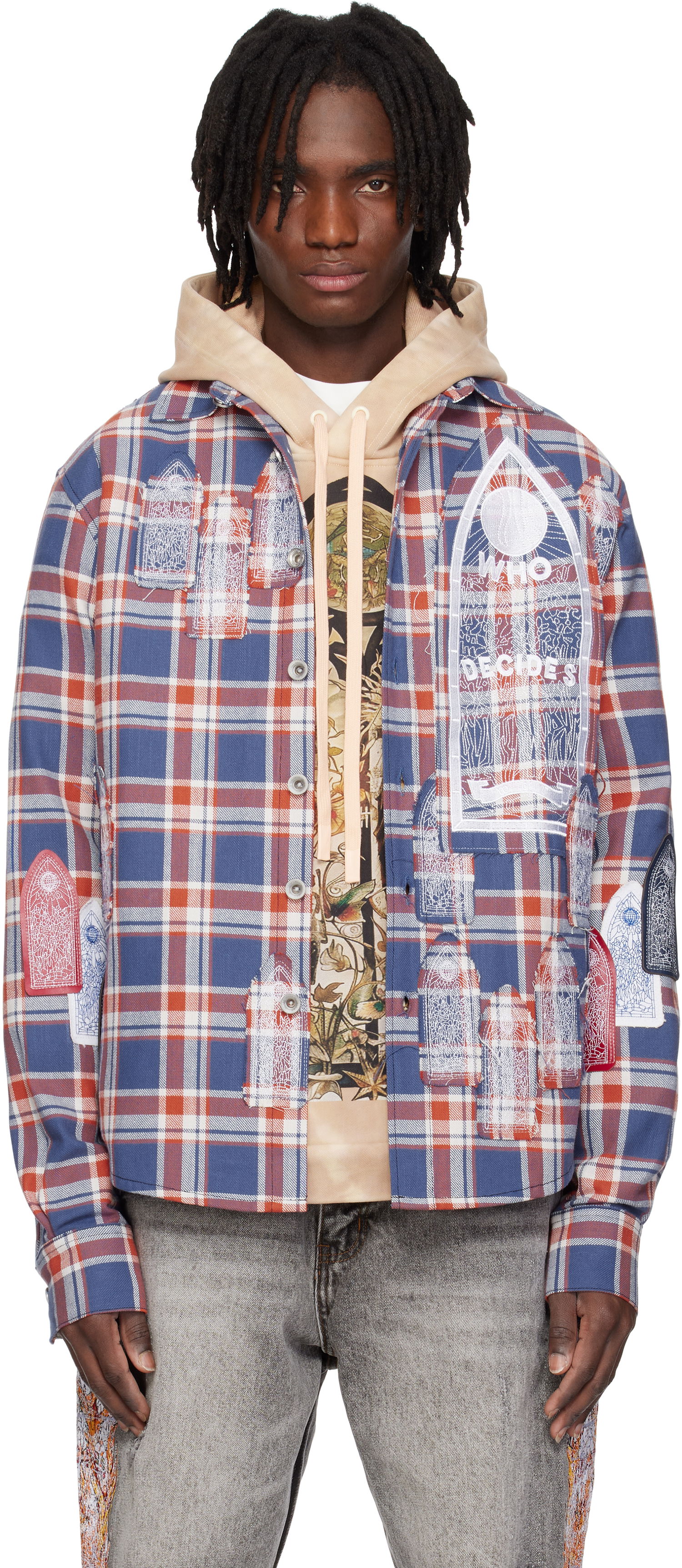 Košeľa Who Decides War Who Decides War Glory Flannel Shirt Modrá | 1110240030SS25, 0