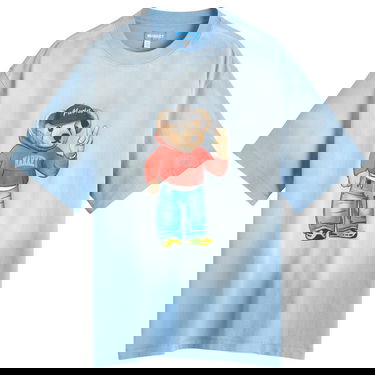 Tričko MARKET Fit Check Bear Graphic Tee Modrá | 399002171-BLU, 0