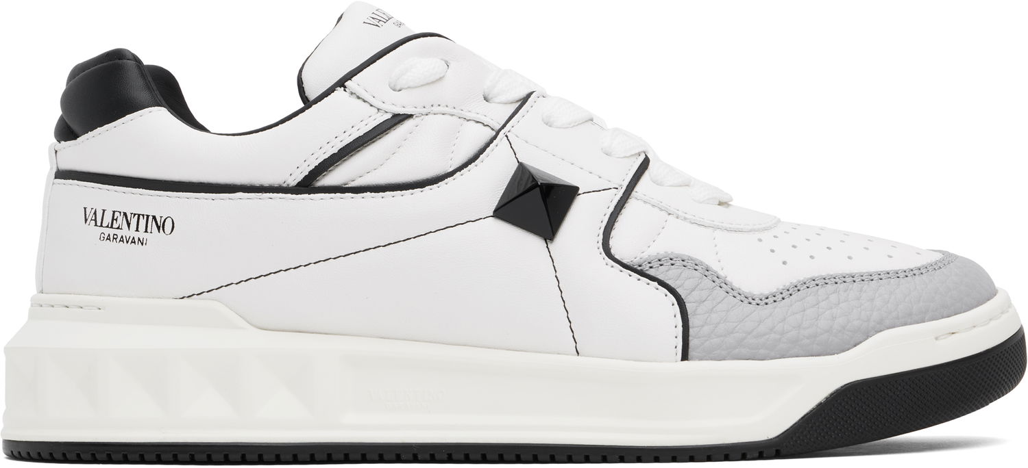 Tenisky a topánky Valentino Valentino Garavani One Stud Low-Top Nappa Biela | 6Y2S0E71NWN, 0