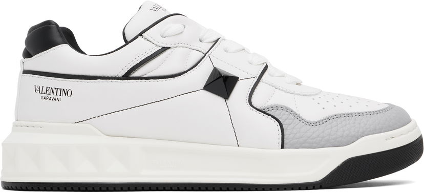 Tenisky a topánky Valentino Valentino Garavani One Stud Low-Top Nappa Biela | 6Y2S0E71NWN