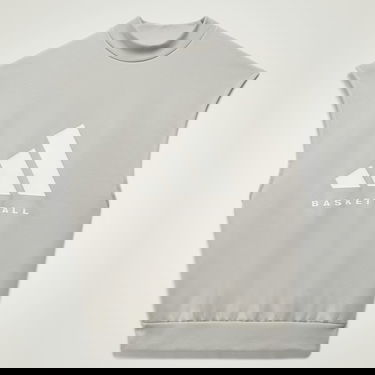 Mikina adidas Originals Basketball Sleeveless Sweatshirt Šedá | IA3416, 4
