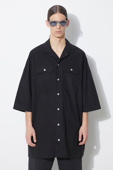 Košeľa Rick Owens Relaxed Fit Shirt Čierna | DU01D1290.P.09, 0