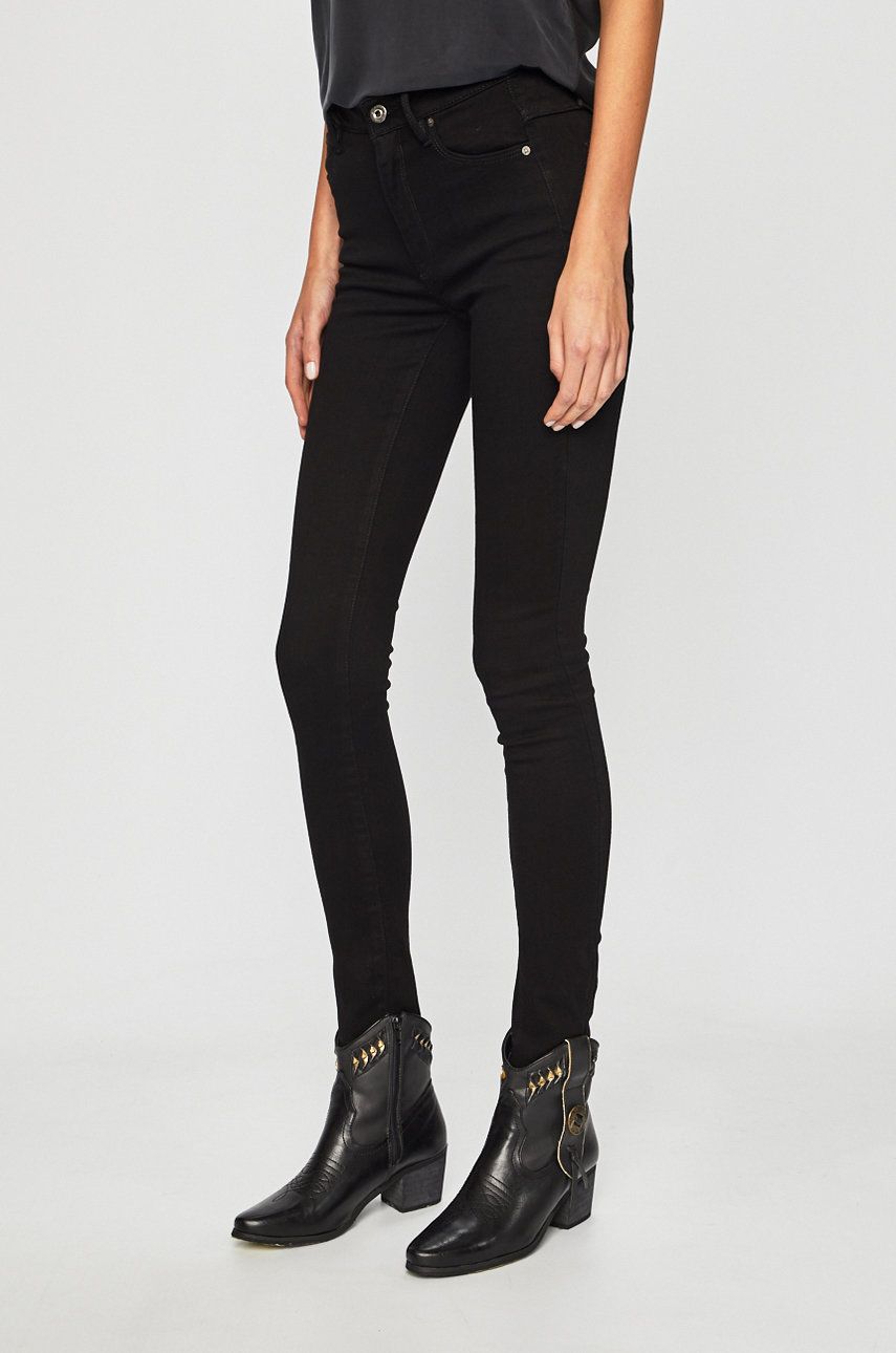 Džínsy G-Star Raw ® 3301 High Skinny Jeans Čierna | D05175.B964.A810, 0