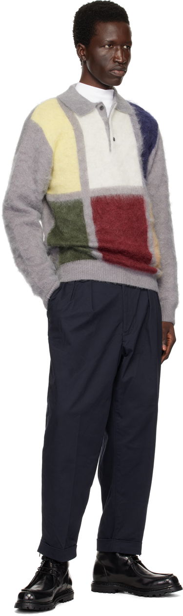 Sveter BEAMS BEAMS PLUS Knit Shaggy Polo Rôznofarebný | 38120031048, 3