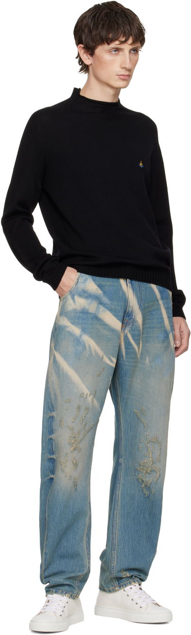 Sveter Vivienne Westwood Vivienne Westwood Fisherman Sweater Čierna | 27010017-Y002M-, 3