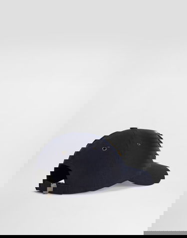 Šiltovka Dolce & Gabbana Washed-effect Drill Baseball Cap Navy | GH935ZG8ON8S9001, 1