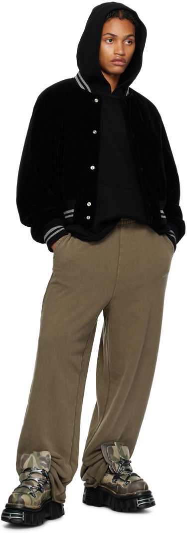 Bomber bunda We11done Padded Hooded Varsity Jacket Čierna | WD-JP3-23-085-U-BK, 3