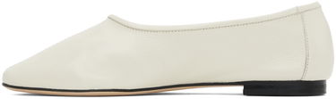 Tenisky a topánky BY FAR Prudence Creased Ballerina Flats Biela | MWFFC005LL002WH020PL, 2