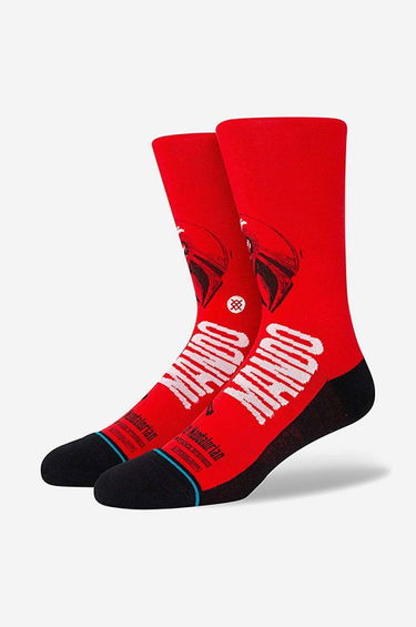 Ponožky Stance Mando West Socks Červená | A545A22MAN, 0