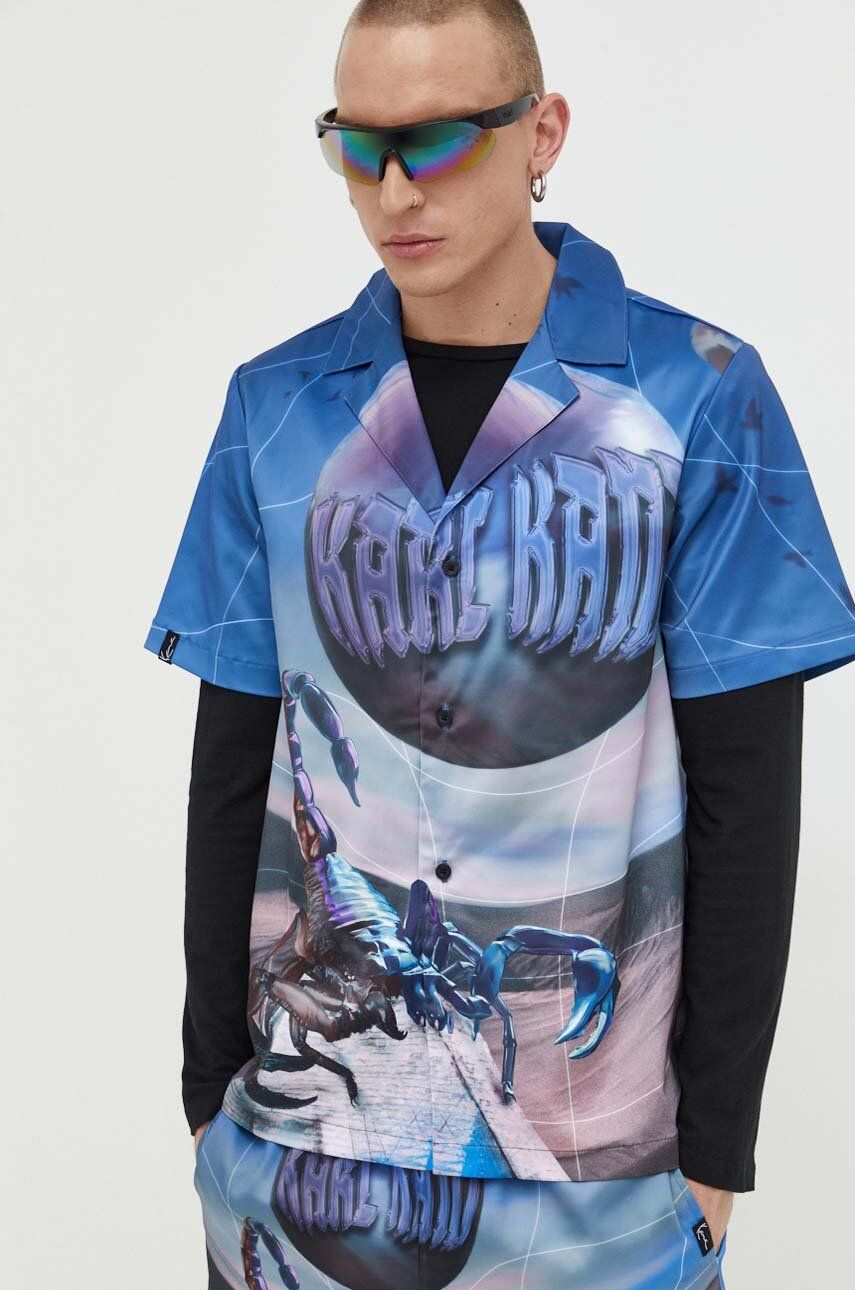 Košeľa Karl Kani Woven Signature Metaverse Resort Shirt Rôznofarebný | 6033477, 0