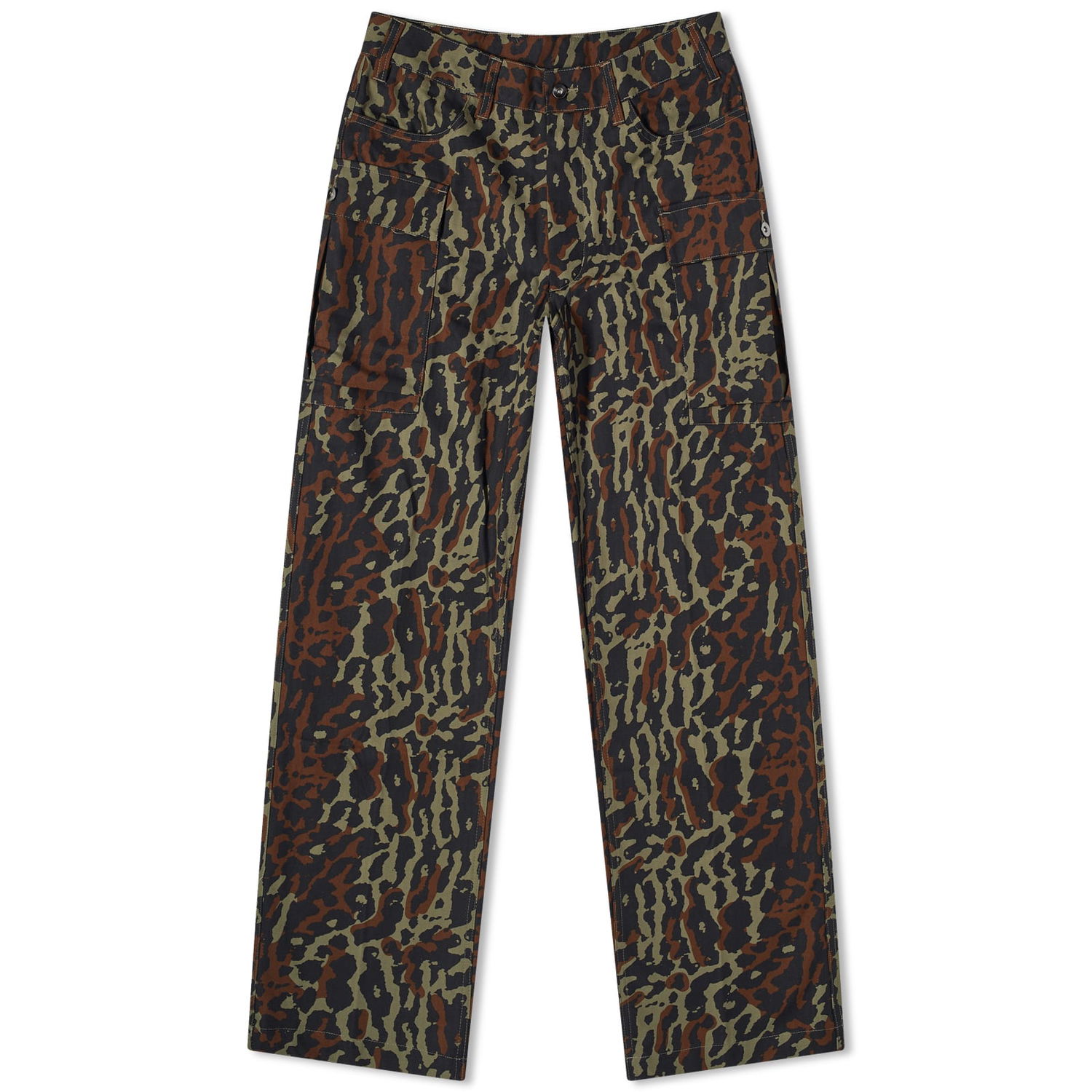 Cargo nohavice Nike Life All Over Print Cargo Pant Medium Zelené | FJ0325-222, 0