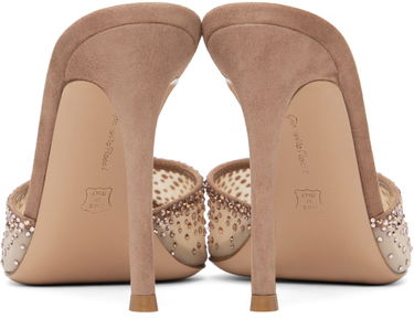 Tenisky a topánky Gianvito Rossi Rania Crystal Embellished Mules Béžová | G16730.15RIC.COZ, 1