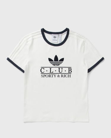 Tričko adidas Originals Sporty & Rich Club Tee Biela | JL7199, 1