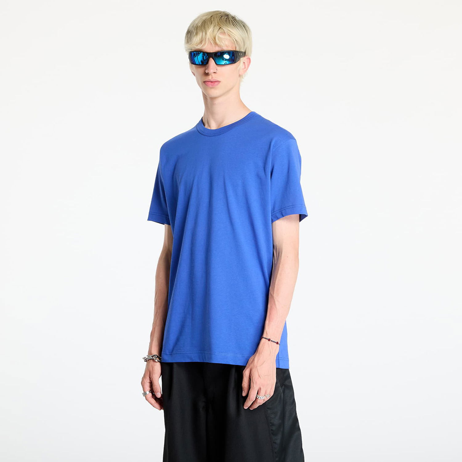 Tričko Comme des Garçons SHIRT Knit T-Shirt Blue Modrá | FN-T015 Blue, 0