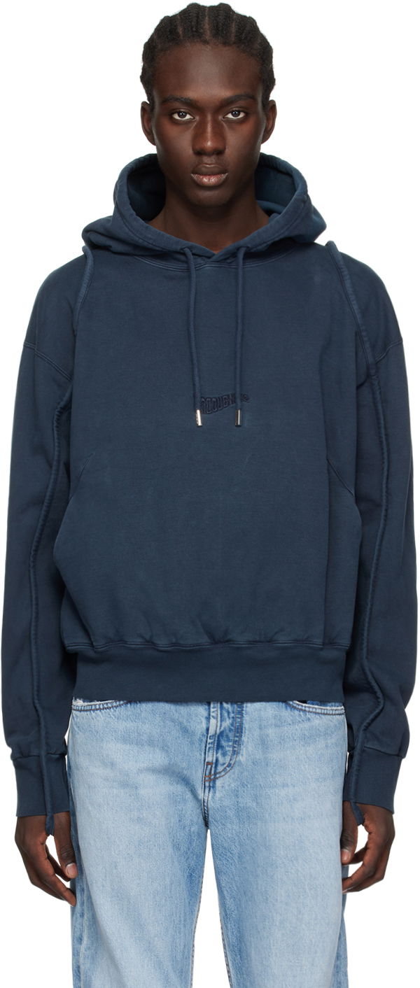 Mikina Jacquemus Le Chouchou 'Le Sweatshirt Camargue' Hoodie Navy | 22H245JS053-2087, 0