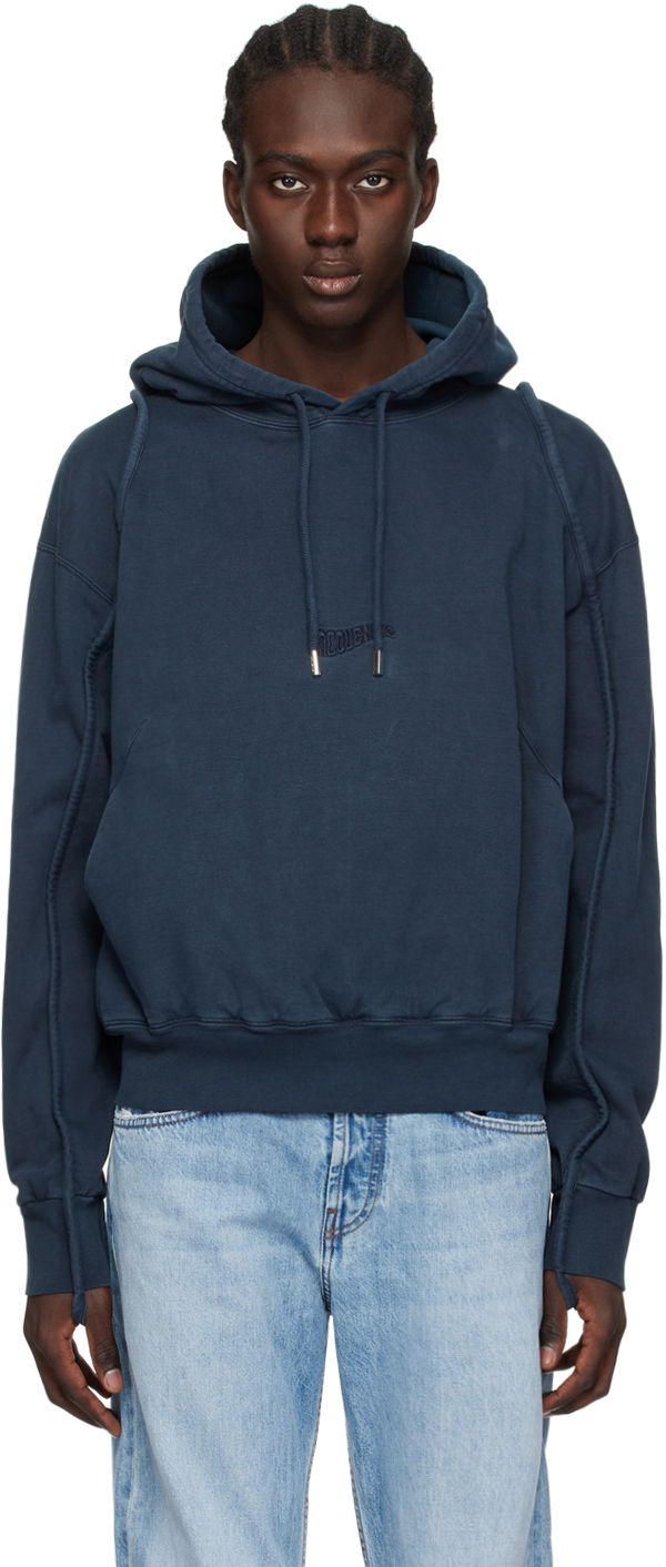 Mikina Jacquemus Le Chouchou 'Le Sweatshirt Camargue' Hoodie Navy | 22H245JS053-2087