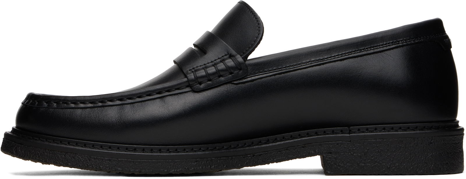 BOSS Polished-Leather Loafers