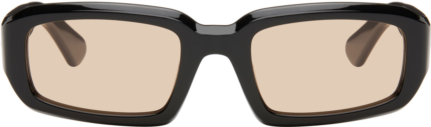 Slnečné okuliare Port Tanger Black Square Sunglasses Čierna | PT-5002, 0
