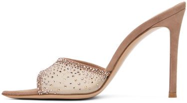 Tenisky a topánky Gianvito Rossi Rania Crystal Embellished Mules Béžová | G16730.15RIC.COZ, 2