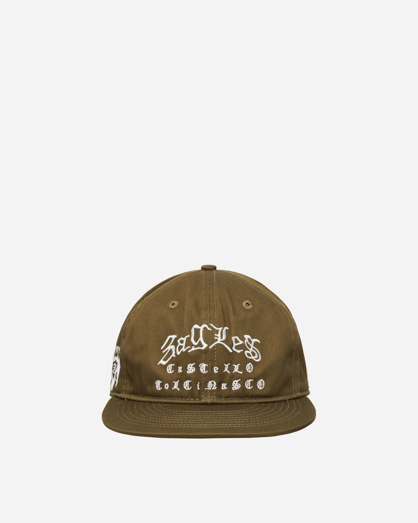 Šiltovka Slam Jam Embroidered 3AGLES CASTELLO TOLCINASCO Cap Hnedá | POSA1H005 OLV