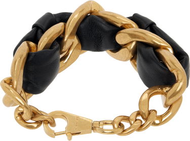 Náramok Balmain Chain Leather Bracelet Čierna | EN1XH471MBLH, 1