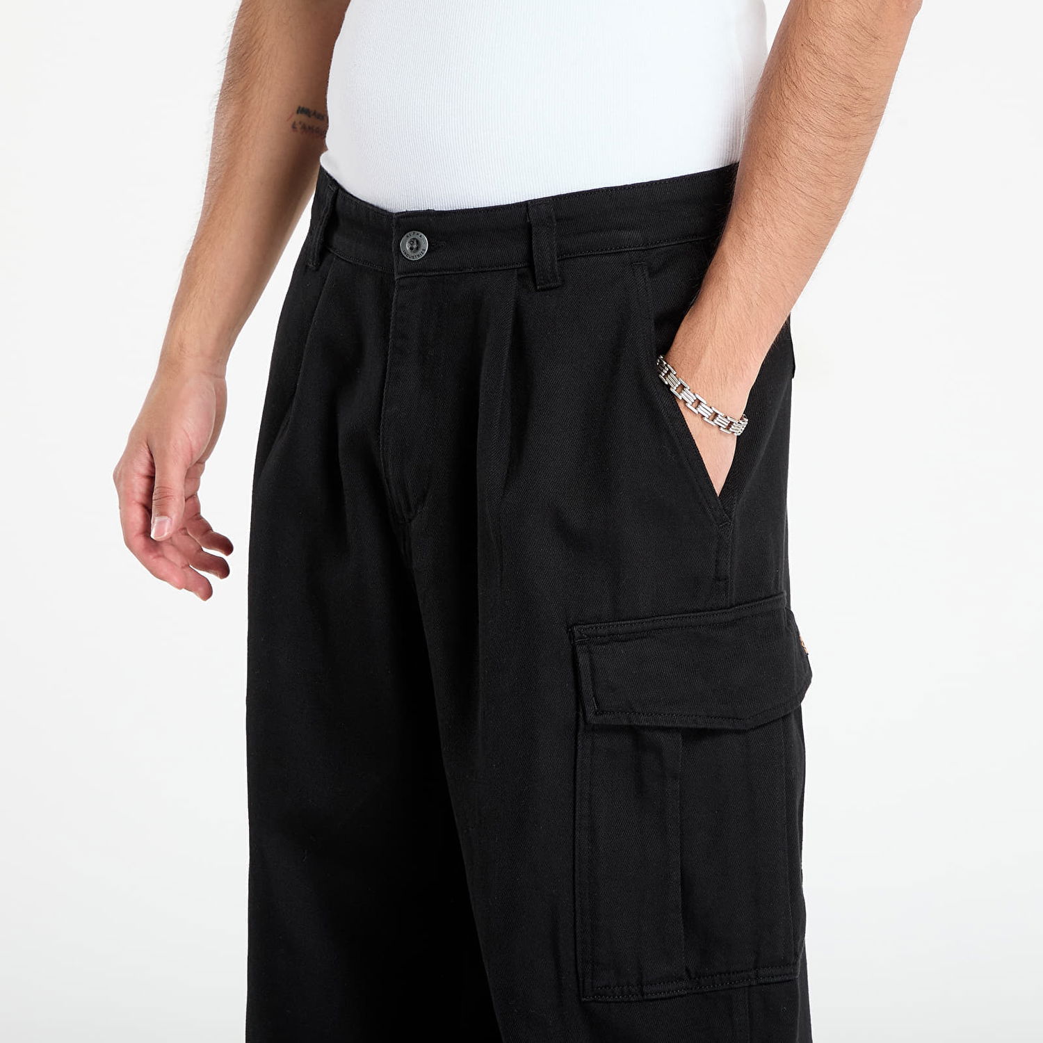 Cargo nohavice Alpha Industries Aircraft Loose Cargo Pants Čierna | 146200-03, 1