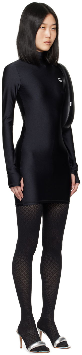 Šaty Coperni Coperni Fitted High Neck Minidress Čierna | COPJS60545, 1