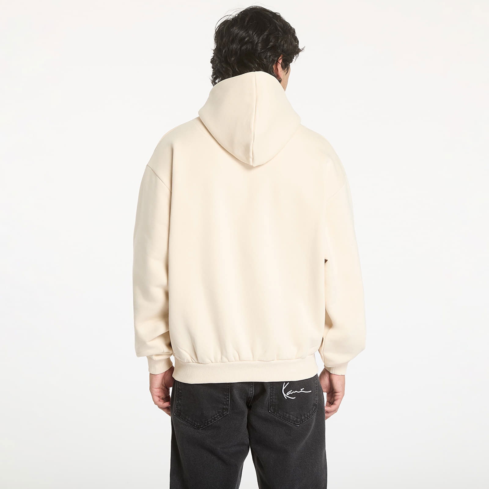 Small Signature Essential OS Hoodie Light Sand