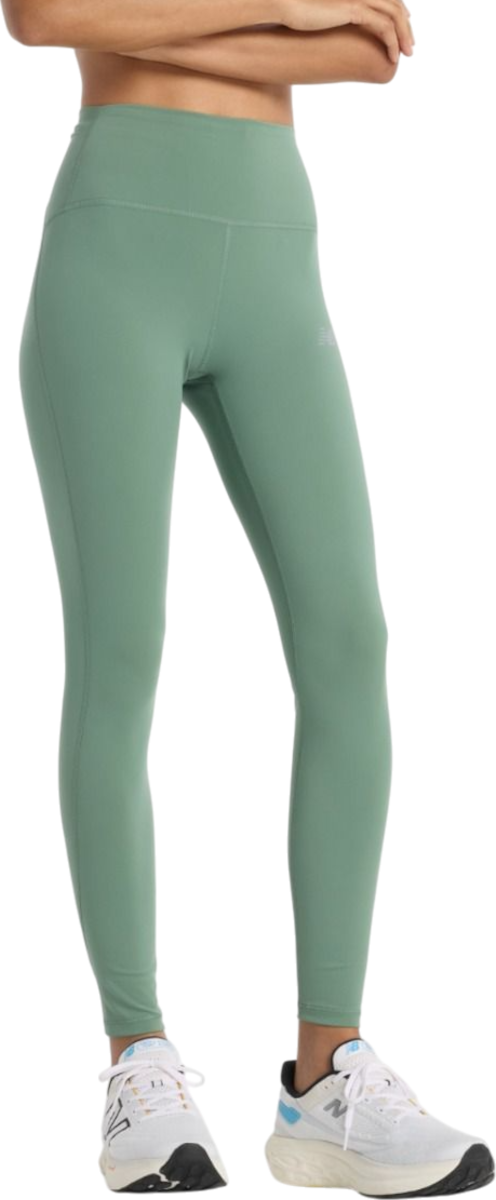 Legíny New Balance Sleek Pocket High Rise 7/8 Leggings Zelené | wp51275-dkj, 0