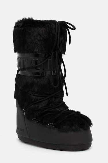 Tenisky a topánky Moon Boot MB ICON FAUX FUR Boots Čierna | 80D1408900.N001, 0