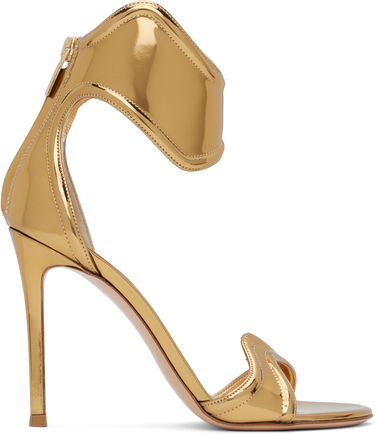 Tenisky a topánky Gianvito Rossi Gianvito Rossi Lucrezia Heeled Sandals Metalická | G61705-15RIC-MET, 0