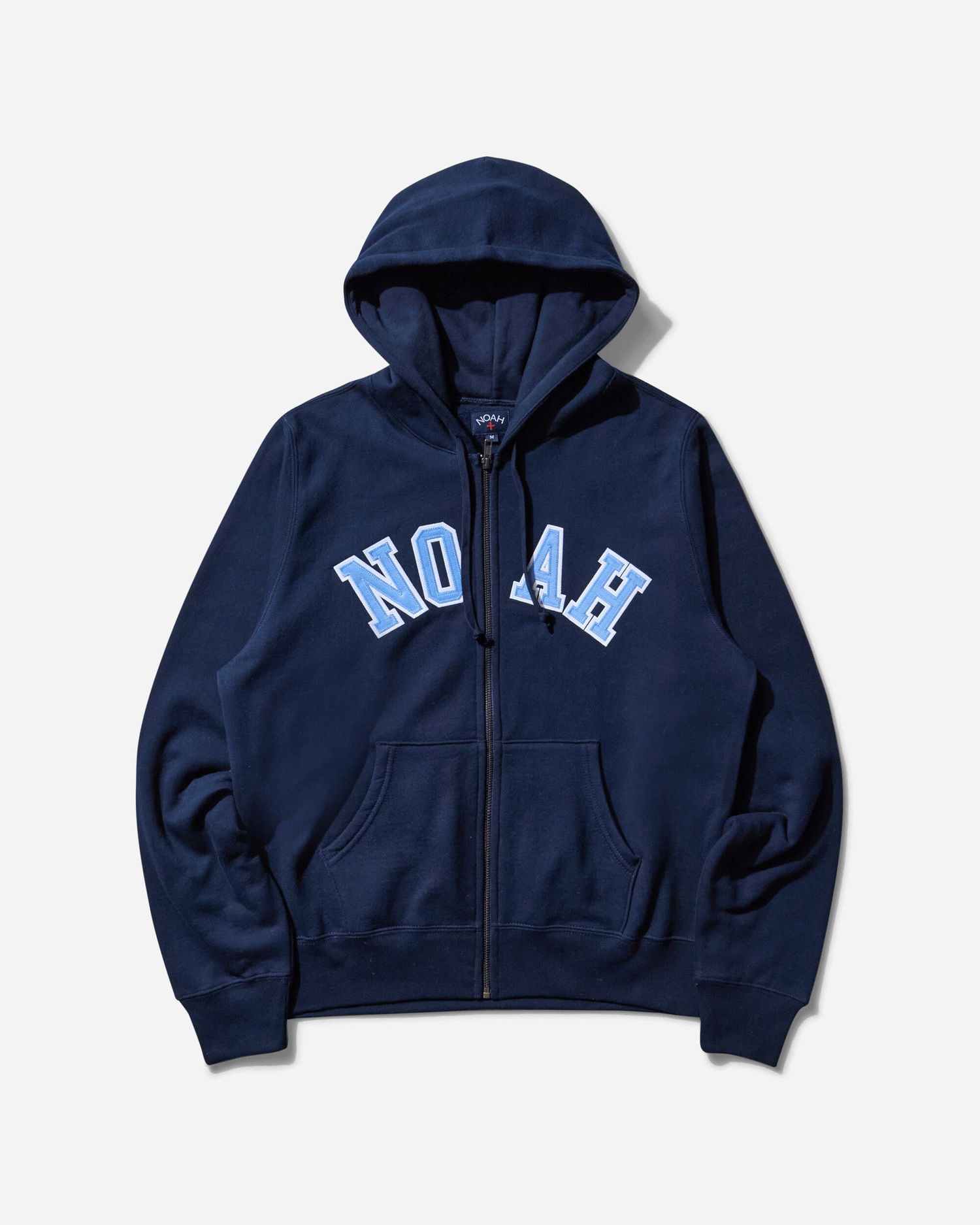 Mikina Noah Arch Appliqué Zip-Up Hoodie Navy | SS194SS25 NVY, 1