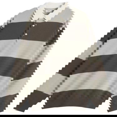 Sveter BEAMS BEAMS Block Stripe Rugby Shirt, Size Large Hnedá | 1115-1793-120-17, 0