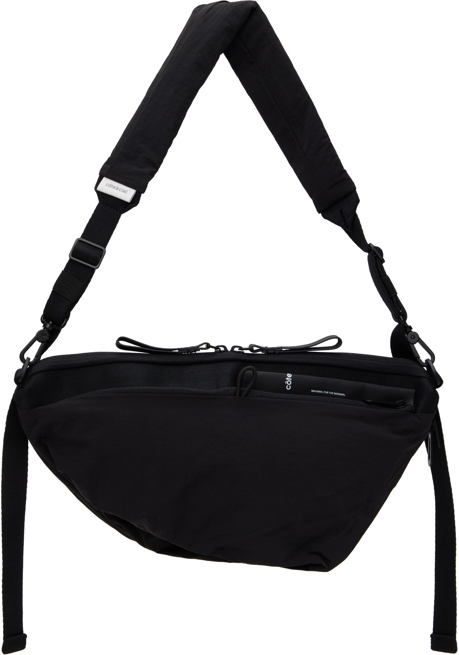 Ľadvinka côte&ciel Côte&Ciel Orne Smooth Reversible Bag Čierna | 29159 000, 0