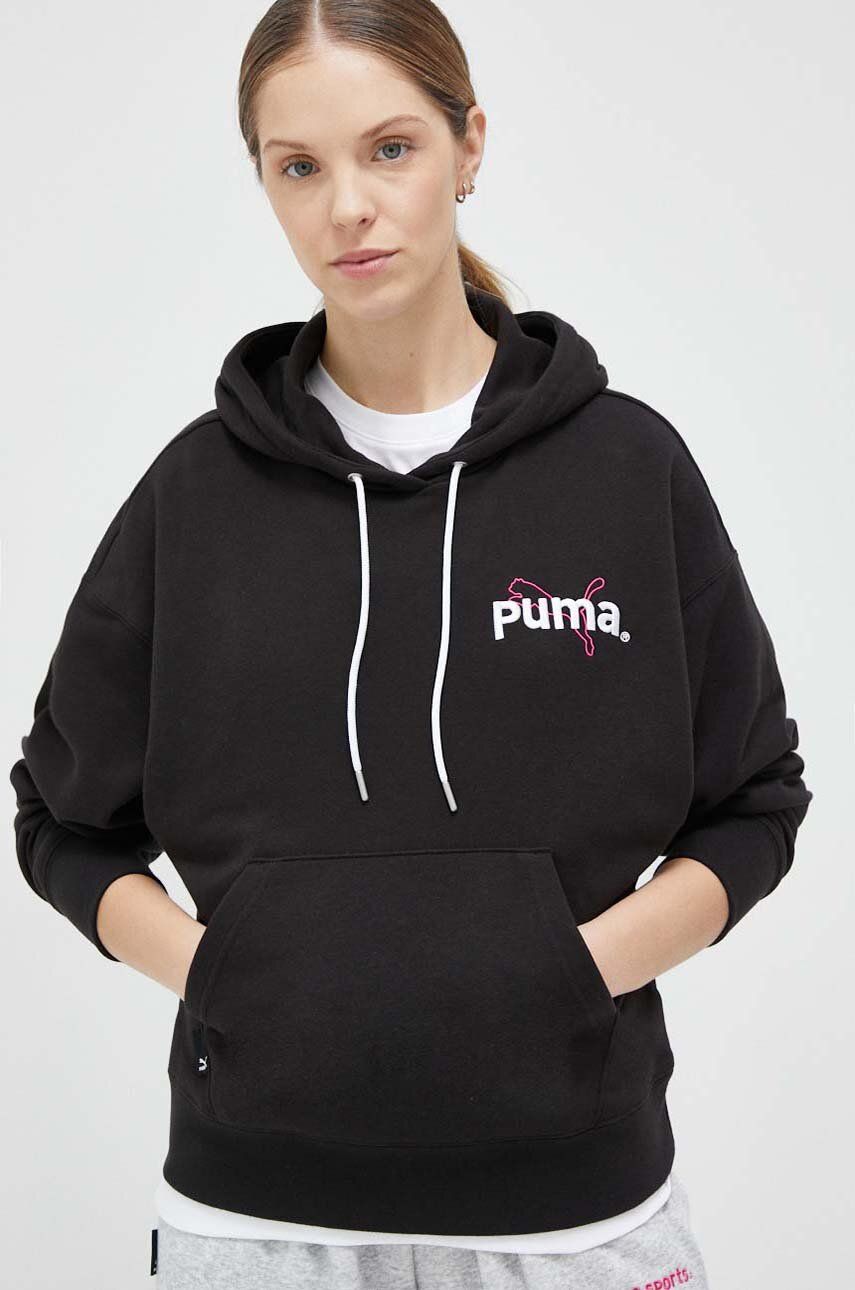 Mikina Puma Hoodie Čierna | 538378, 0