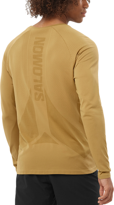 Tričko Salomon SENSE AERO SEAMLESS TEE Long Sleeve T-shirt Béžová | lc2266800, 1