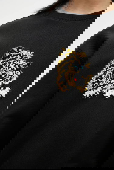 Mikina KENZO Kenzo Tiger Sweatshirt Čierna | FF55SW2744MC.99J, 3