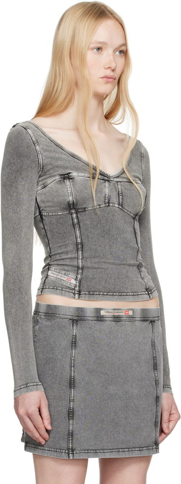 Sukňa Diesel Diesel T-Elin Long Sleeve Top Šedá | A16595 0NJBJ, 1