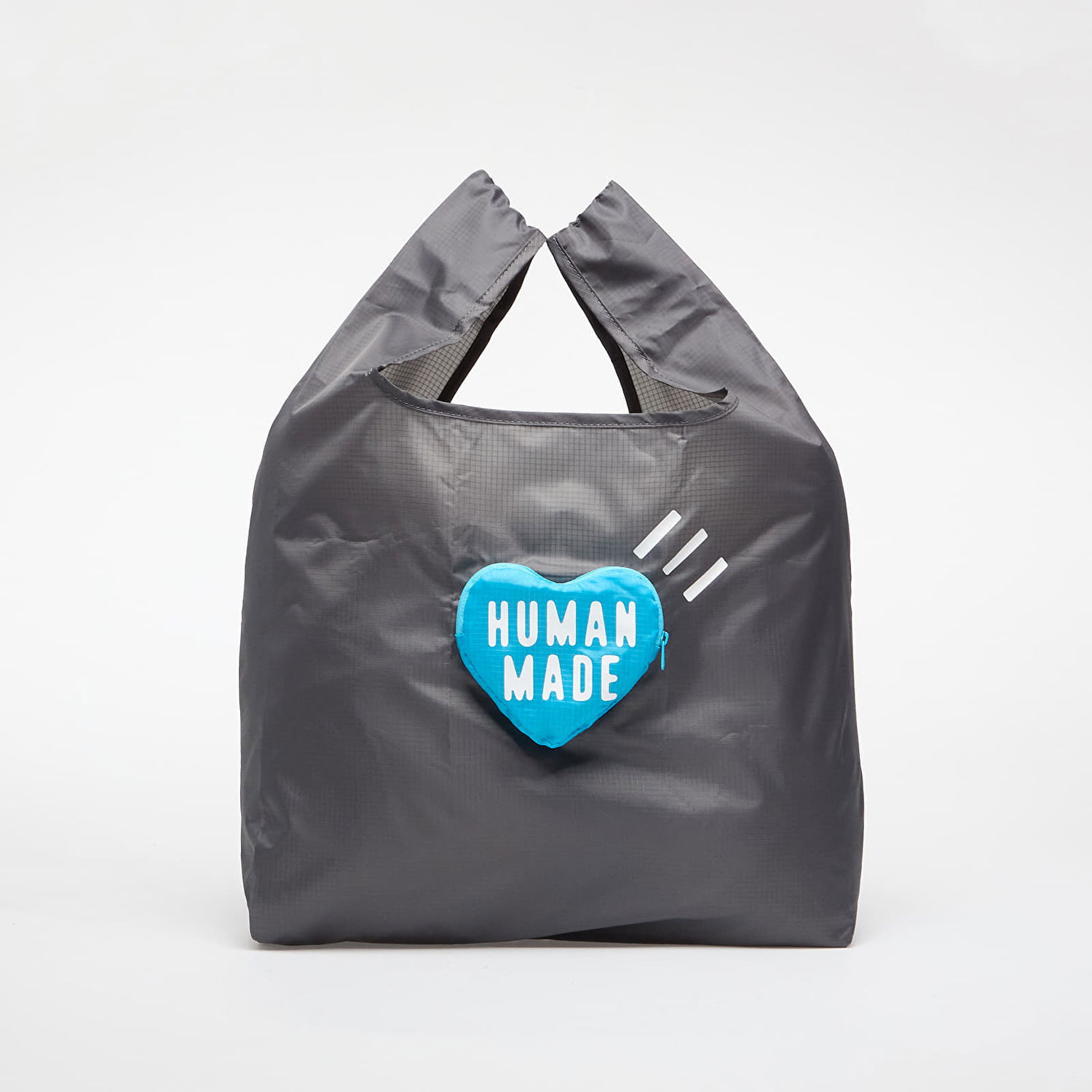 Tote bag Human Made HUMAN MADE Heart Shopping Bag Šedá | HM30GD025GY, 0