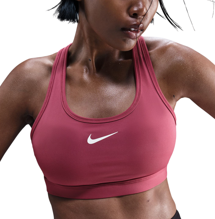 Podprsenka Nike Swoosh Medium Padded Sports Bra Vínová | dx6821-635