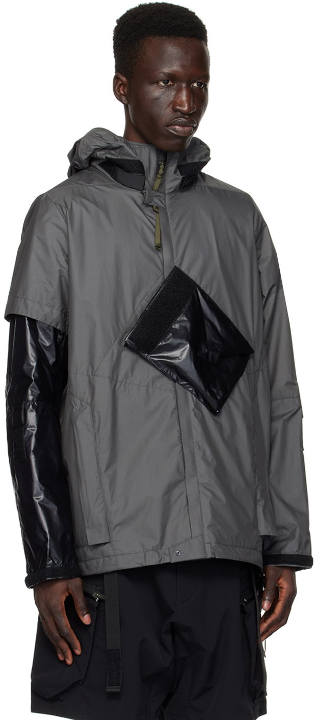 Vetrovka Acronym ACRONYM J36-WS Hooded Jacket Šedá | J36-WS, 1