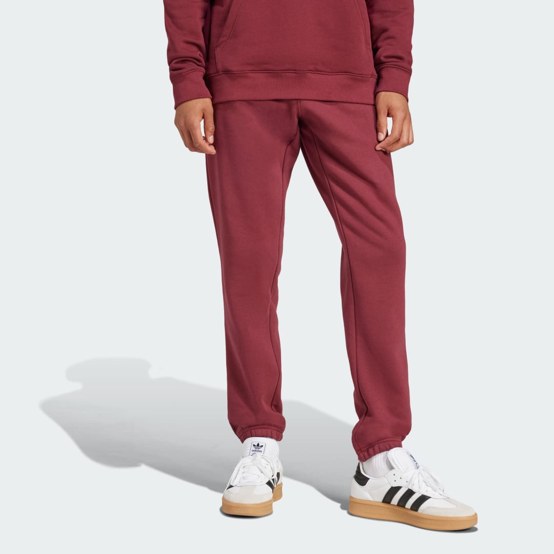 Tepláky adidas Performance Trefoil Essentials Fleece Pants Vínová | JD2420, 0