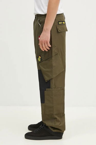 Cargo nohavice BILLIONAIRE BOYS CLUB Cargo Pants With Patches Zelené | B24315, 1