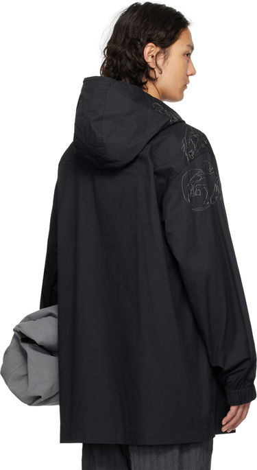 Vetrovka Dries Van Noten Dries Van Noten Embroidered Hooded Anorak Čierna | 251-020545-1147, 2