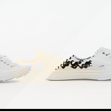 Tenisky a topánky Converse Comme des Garçons PLAY x Chuck 70 Low Biela | A08150C, 3