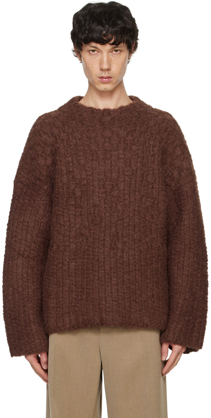 Sveter Jil Sander Brown Mohair Sweater Hnedá | J47GP0170_J14731, 0