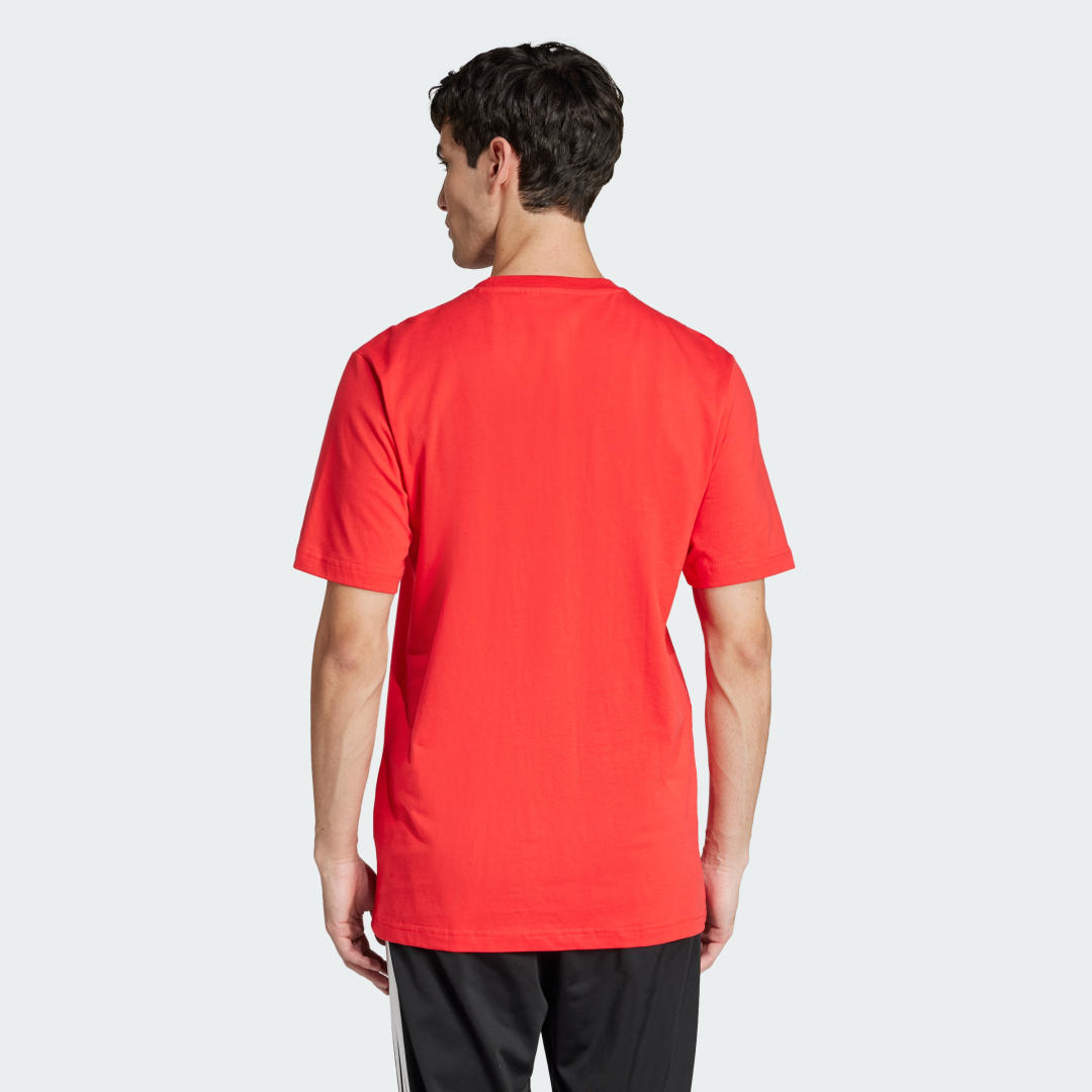 Tričko adidas Performance Logo T-Shirt With Graphic Print Červená | JJ3934, 1
