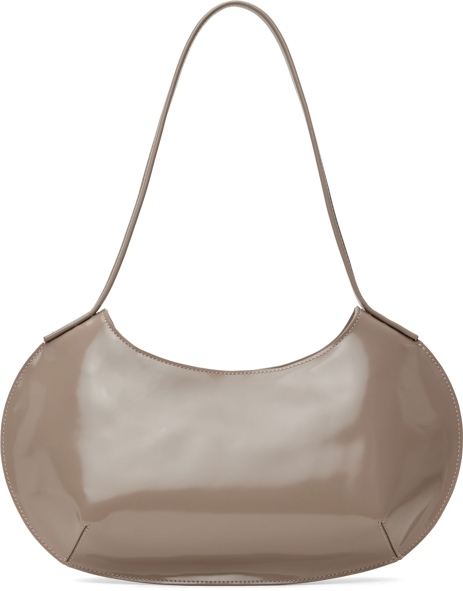 Taška cez rameno BY FAR BY FAR Horner Shoulder Bag Šedá | MWBSB056CL017BG037PL, 0