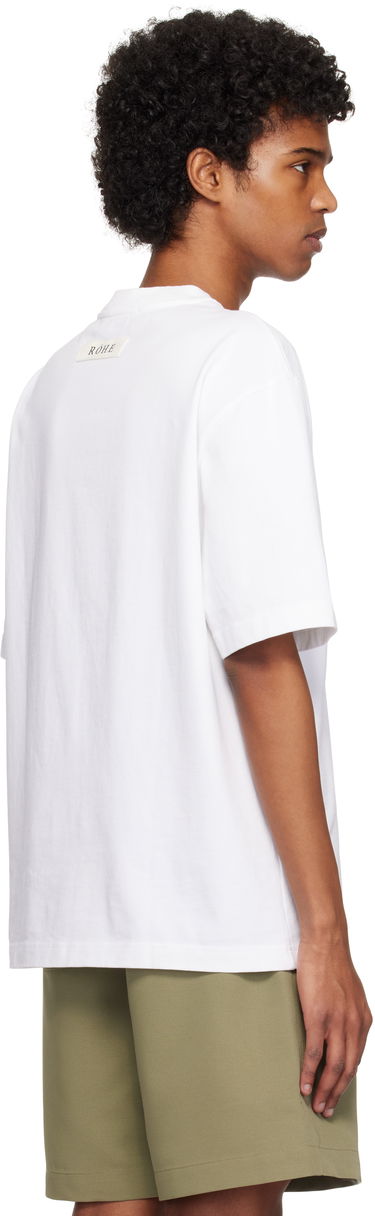 Tričko Róhe Róhe Oversized T-Shirt Biela | 314-22-089, 2